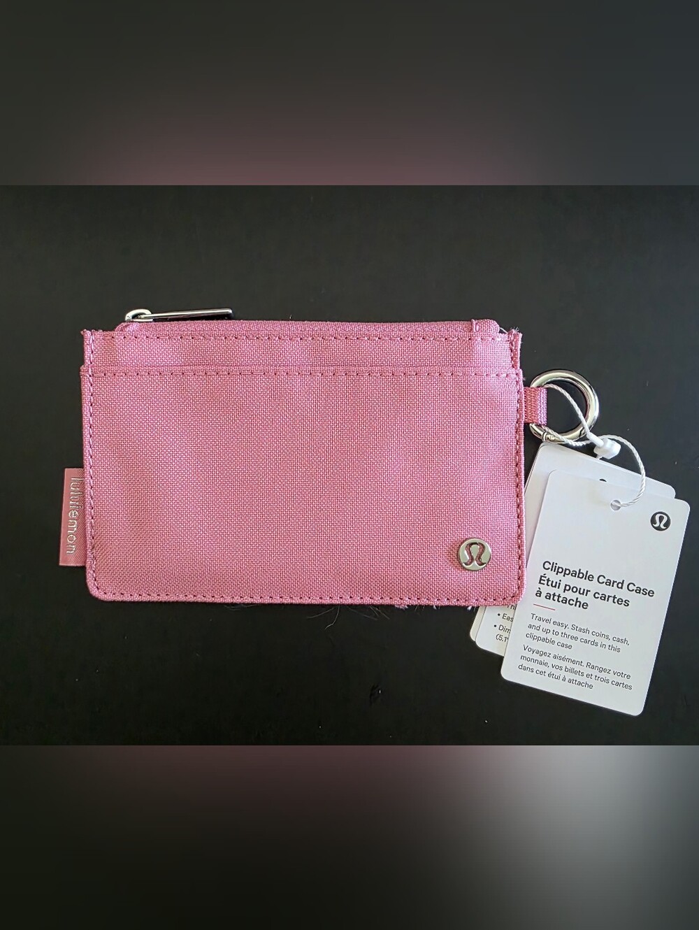 Clippable Card Case Pink Tide